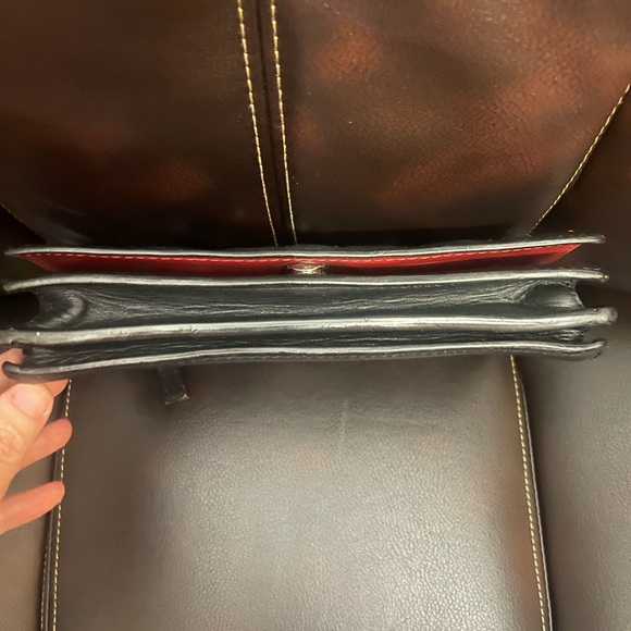 MCM Black Crossbody Bag with Silver Accents - Picture 8 of 9